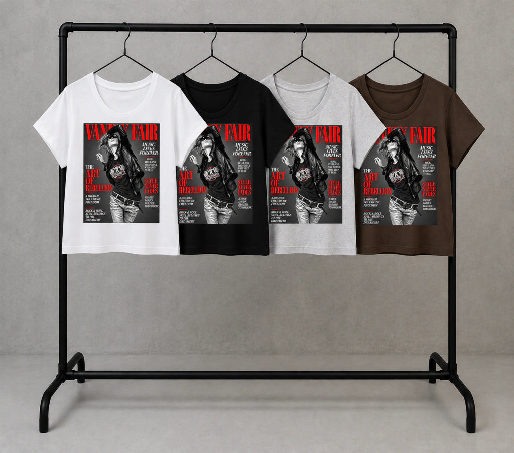 vanity fair aerosmith tshirt