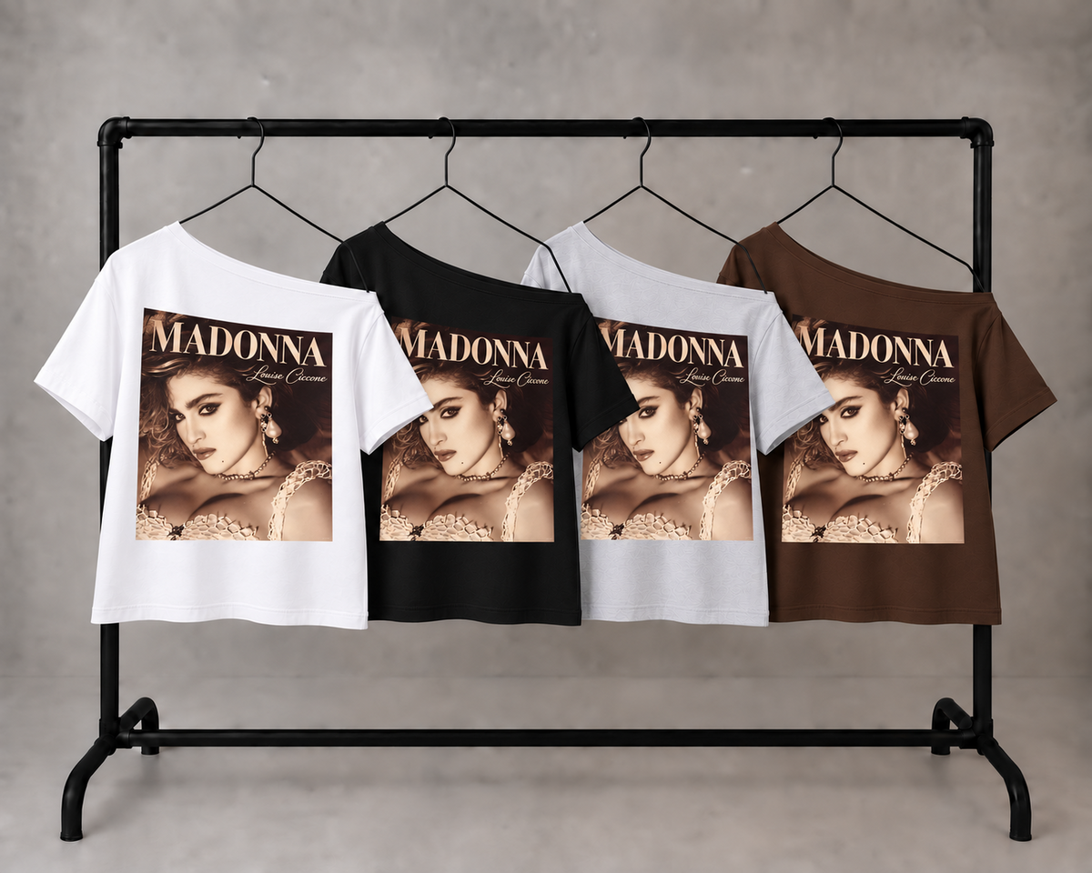 MADONNA DTF-0149 — Remera cuello bote 9247 en cuatro colores