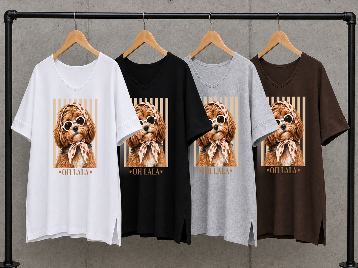 OH LALA DTF-0151 — Remerón 9268 en cuatro colores