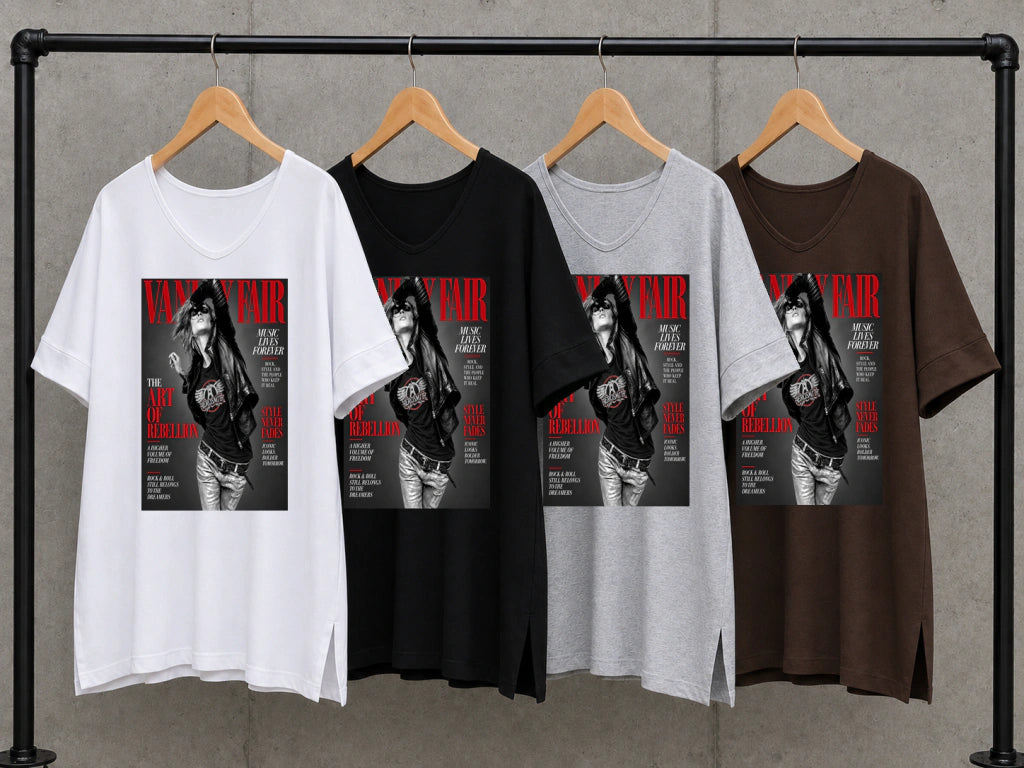vanity fair aerosmith tshirt