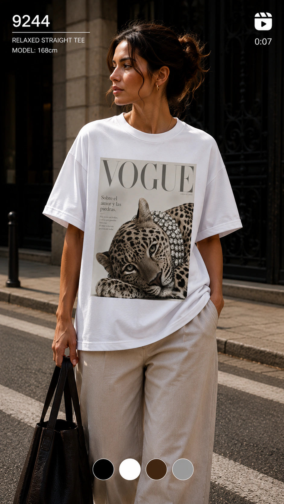 VOGUE Leopardo diamante