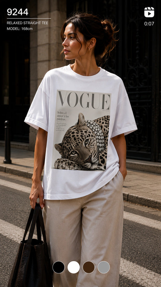 VOGUE Leopardo diamante