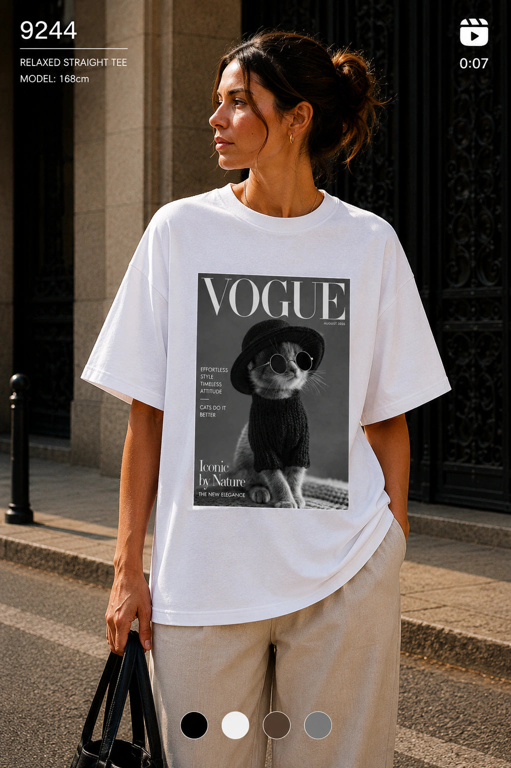 VOGUE Gatito Lentes y Sobrero :).