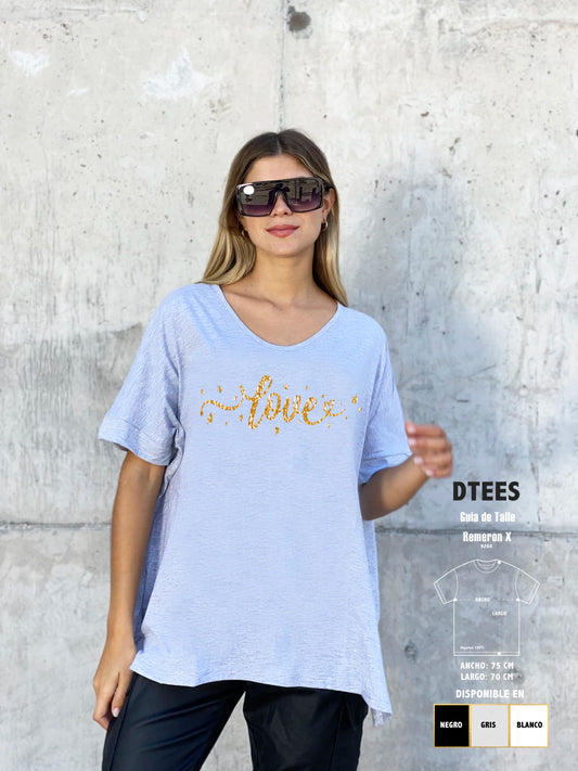 Love print foil