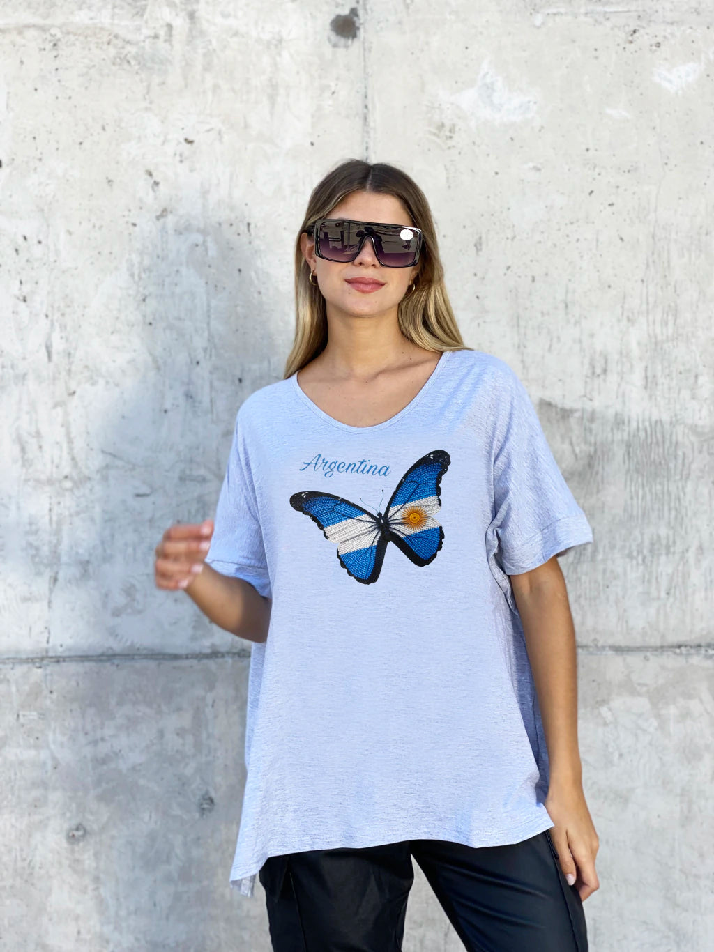 Mariposa Argentina efecto Tejido