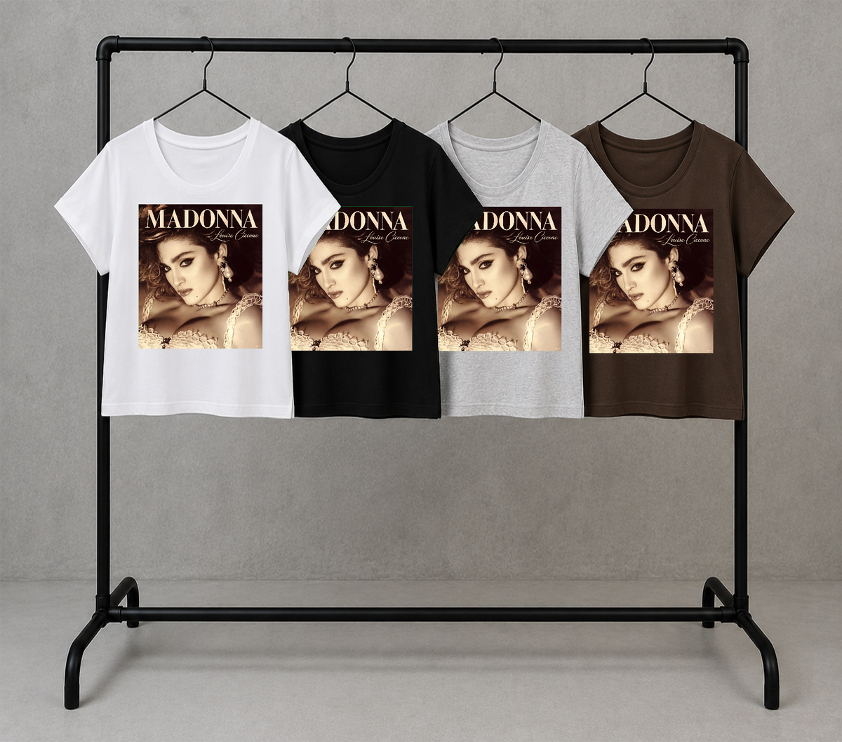 Madonna DTF-0149 — Remera básica 9364 en cuatro colores