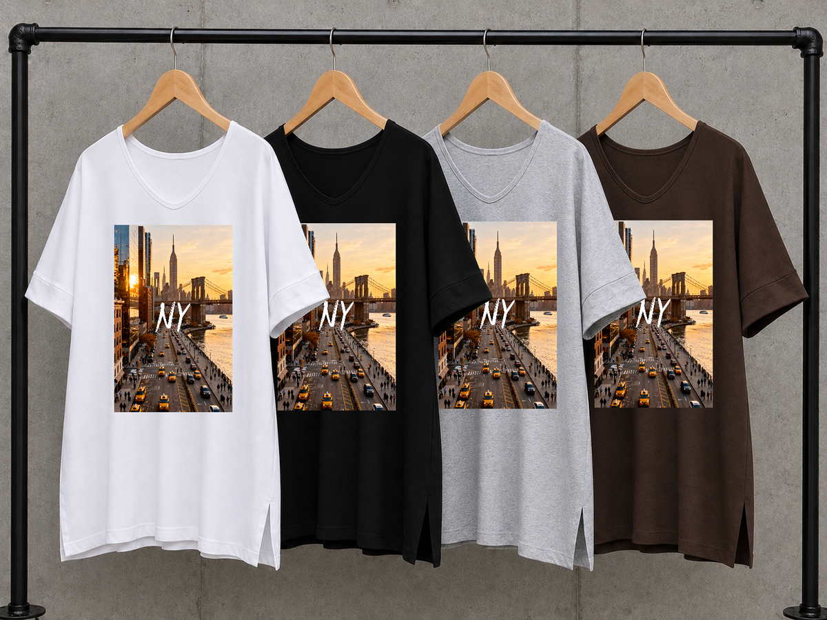 NEW YORK DTF-0150 — Remerón 9268 en cuatro colores