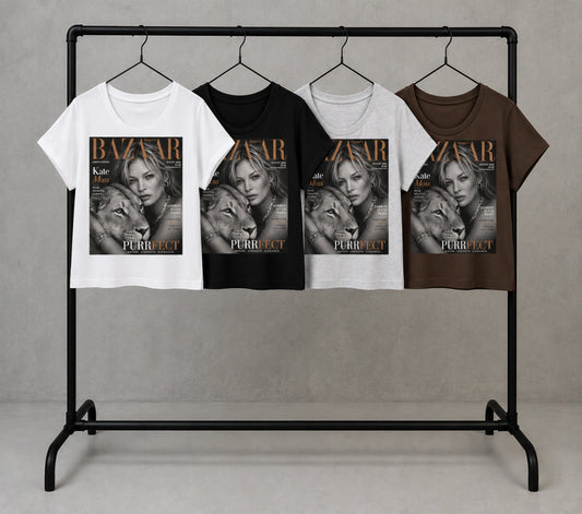 bazaar kate moss lions