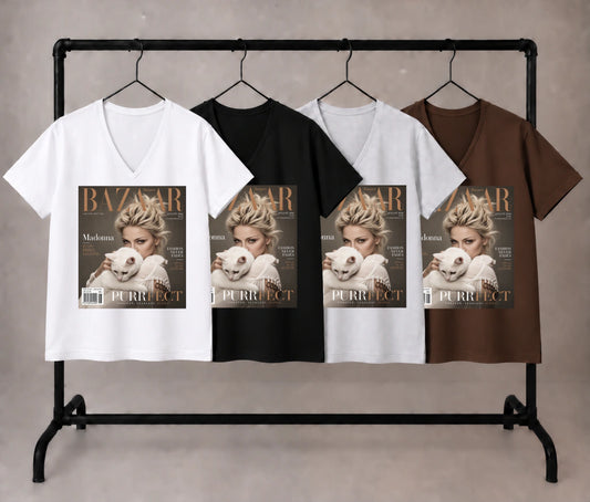 Bazaar madona white cat