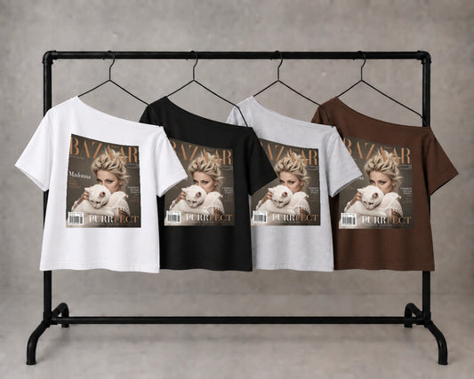 Bazaar madona white cat