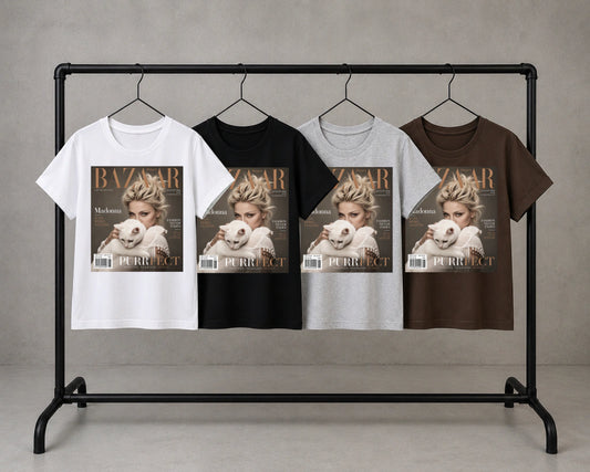 Bazaar madona white cat