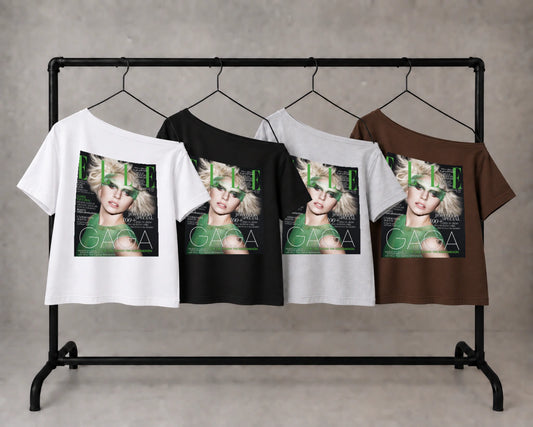 elle lady gaga green