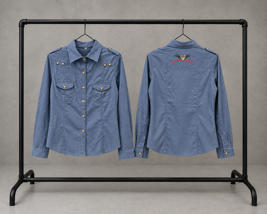 Camisa Fit azul