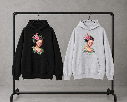 Buzo Frida con Flor Rosa