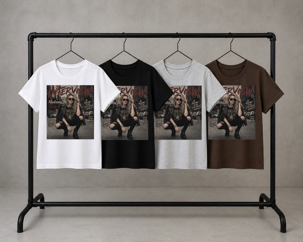 interview magazine nirvana guitar tshirt