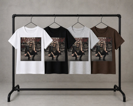 interview magazine nirvana guitar tshirt