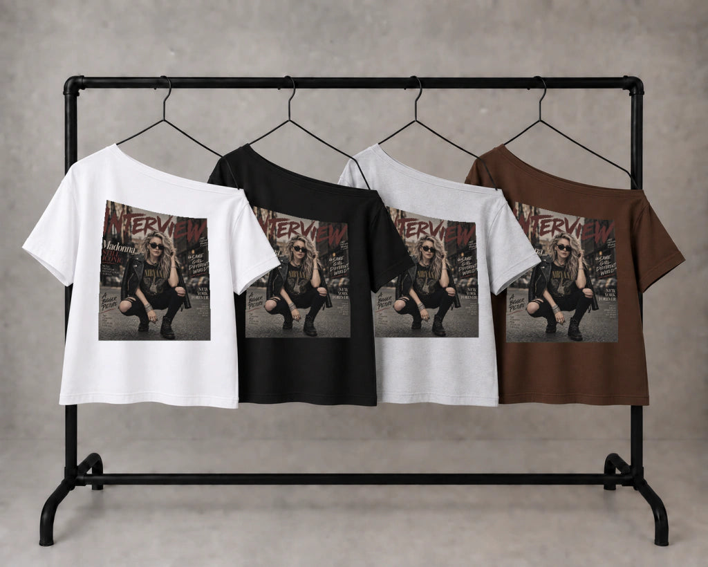 interview magazine nirvana guitar tshirt