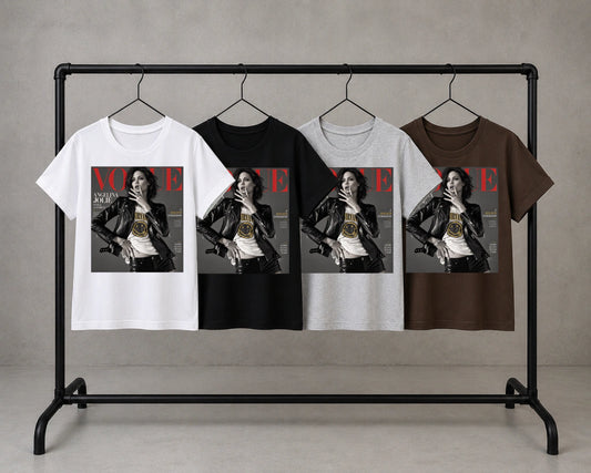 vogue anelina jolie nirvana tshirt