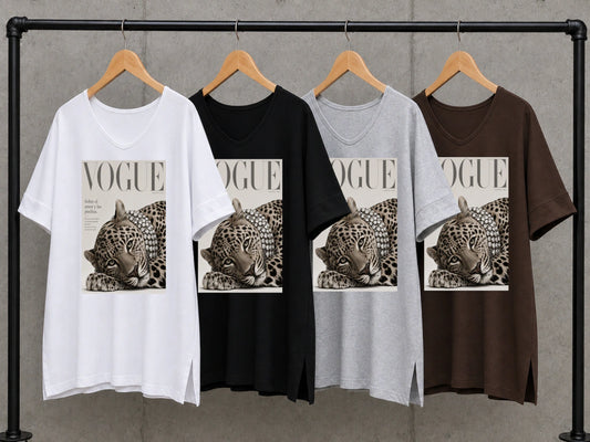 VOGUE Leopardo diamante