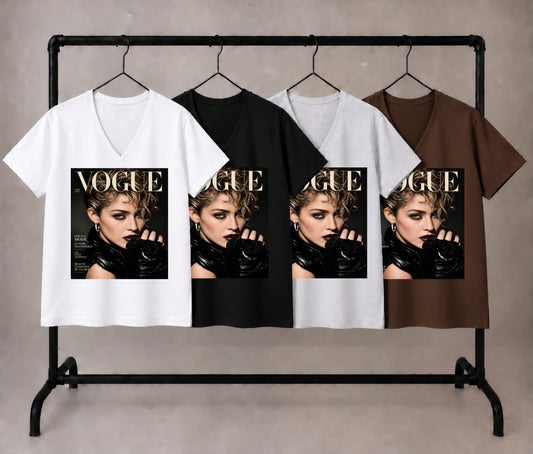vogue madonna color black rose